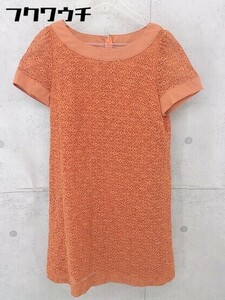 * J&R J&R гонки короткий рукав Mini One-piece размер M orange женский 