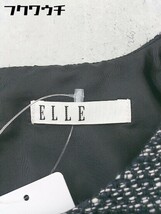 ◇ ELLE エル バックジップ ノースリーブ ブラウス カットソー サイズ38 ネイビー レディース_画像4