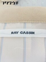 ◇ ◎ RAY CASSIN レイカズン ベルト付 長袖 トレンチ コート サイズM ベージュ レディース_画像5