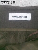 ◇ EMMEL REFINES エメルリファインズ バックジップ 膝下丈 スカート サイズXS ブラウン レディース_画像4