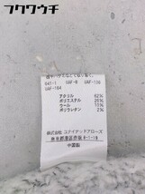 ■ A day in the life UNITED ARROWS タートルネック 長袖 膝丈 ニットワンピース ホワイト グレー レディース_画像6