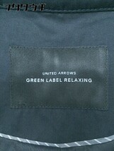 ◇ ◎ green label relaxing UNITED ARROWS ウエストベルト付き 長袖 トレンチ コート サイズ38 ネイビー系 レディース_画像4