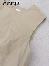 ◇ green label relaxing UNITED ARROWS ノースリーブ 膝丈 ワンピース ベージュ系 レディース_画像6