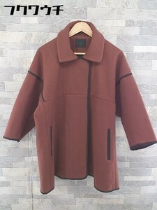 # KBF Urban Research трубчатая обводка длинный рукав пальто размер ONE оттенок коричневого женский 