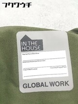 ◇ GLOBAL WORK グローバルワーク × IN THE HOUSE 長袖 ミリタリー シャツ サイズL カーキ レディース_画像4