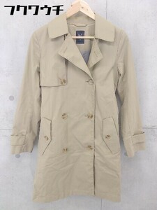 * * GAP Gap waist belt attaching long sleeve trench coat size XS beige group lady's 