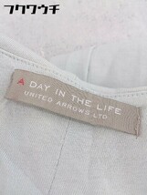 ◇ A day in the life アデイインザライフ UNITED ARROWS ノースリーブ 膝下丈 ワンピース グレー系 レディース_画像4