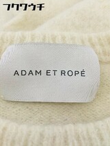 ◇ ADAM ET ROPE アダムエロペ ウール ニット 長袖 セーター サイズM アイボリー系 レディース_画像4