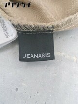 ◇ JEANASIS ジーナシス 膝下丈 フレア スカート サイズF ベージュ レディース_画像4