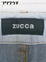◇ ZUCCa ズッカ 膝丈 タイト デニム スカート サイズS インディゴ レディース_画像4