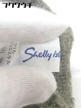 ◇ Shelly island シェリーアイランド タートルネック 長袖 ニット セーター カーキ グレー レディース_画像4