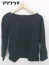 ◇ Plage プラージュ 長袖 Tシャツ カットソー ブラック レディース_画像1