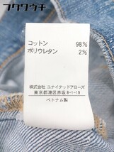 ◇ Jewel Changes ジュエルチェンジズ UNITED ARROWS 長袖 デニム ジャケット Gジャン サイズ38 ネイビー レディース_画像5