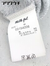 ◇ MILKFED ミルクフェド 切替ペプラム 長袖 カットソー サイズM グレー レディース_画像5