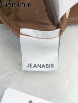 ◇ JEANASIS ジーナシス フェイクレザー パンツ サイズM ブラウン レディース_画像4