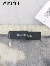 ◇ ROSE BUD ローズバッド 迷彩 カモフラ 長袖 ニット セーター サイズF アイボリー レディース_画像4