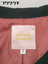 ■ MINIMUM MINIMUM ミニマムミニマム 長袖 ジャケット サイズ2 ブラック レディース_画像4