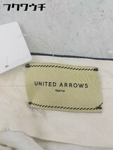 ◇ UNITED ARROWS ユナイテッドアローズ ロールアップ パンツ サイズ36 ネイビー系 レディース_画像4