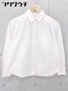 ◇ ◎ green label relaxing UNITED ARROWS 長袖 シャツ サイズ38 ホワイト レディース