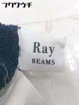 ◇ Ray BEAMS レイ ビームス フリル 長袖 トレーナー ネイビー レディース_画像4