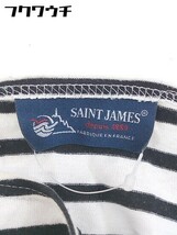 ◇ SAINT JAMES ボーダー フランス製 半袖 Tシャツ カットソー サイズF 1PGE ホワイト ブラック レディース_画像4
