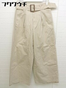 ◇ ◎ Ungrid アングリッド ワイド パンツ サイズS ベージュ系 レディース