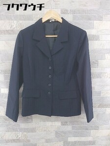 * SM2sa man sa Moss Moss 5B long sleeve tailored jacket size 11 navy lady's 