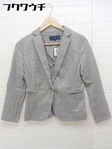 * SHIPS Ships 1B длинный рукав tailored jacket размер 36 серый женский 