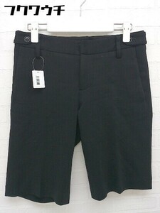 * INED Ined half short pants size 7 black lady's 