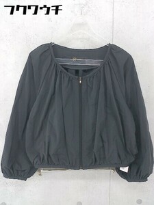 ◇ INED イネド 長袖 ジャケット サイズ9 ブラック レディース