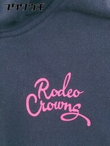 ◇ RODEO CROWNS WIDE BOWL RCWB ロデオクラウンズ 長袖 ジップアップ パーカー サイズS ネイビー レディース_画像5