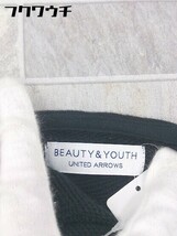 ◇ BEAUTY & YOUTH ビューティアンドユース UNITED ARROWS 七分袖 ロング ワンピース ブラック レディース_画像4