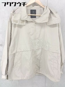 ◇ w closet ダブルクローゼット ジップアップ 長袖 パーカー サイズF ライトベージュ レディース