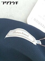 ◇ ●未使用● ◎ Couture brooch タグ付き ノースリーブ ミニスカ ワンピース サイズ38 ネイビー レディース_画像4