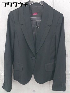 * * Ray BEAMS Ray Beams long sleeve jacket size 1 black lady's 