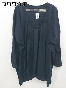 * ZUCCa Zucca oversize long sleeve cut and sewn size M navy lady's 