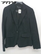 ◇ BANANA REPUBLIC バナナリパブリック シングル 1B 長袖 テーラードジャケット サイズ0 ブラック レディース_画像1