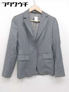 * DURAS Duras 1B одиночный длинный рукав tailored jacket размер F серый серия женский 