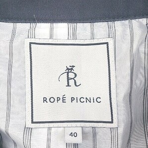 ◇ ROPE PICNIC ロペピクニック 長袖 コート ジャケット サイズ40 ネイビー系 レディースの画像4