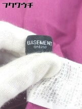 ◇ ◎ BASEMENT ウエストベルト付き トレンチ風 ロング フレア スカート サイズF マゼンタ系 レディース_画像5