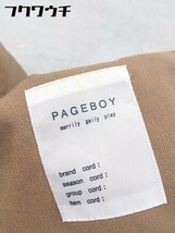 ◇ PAGEBOY ページボーイ ダブル テーラード ジャケット サイズM ブラウン レディース_画像4