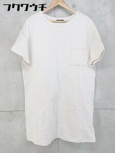 ◇ JOURNAL STANDARD ジャーナルスタンダード 半袖 膝丈 Tシャツ ワンピース ホワイト レディース