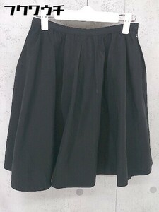 ◇ Spick & Span スピック＆スパン ミニ フレア スカート サイズ38 ブラック レディース