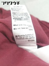 ◇ MOUSSY マウジー ウエストゴム 長袖 膝下丈 ワンピース サイズ1 レッド系 レディース_画像6