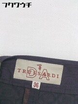 ◇ TRUSSARDI トラサルディ 総柄 薄手 七分袖 ジャケット サイズ36 パープル レディース_画像4