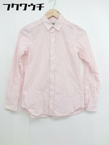 ◇ ◎ BEAUTY & YOUTH UNITED ARROWS ストライプ 長袖 シャツ ブラウス サイズ38 ピンク系 レディース