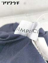 ◇ Simplicite シンプリシテェ ノースリーブ ロング ワンピース サイズF ネイビー系 レディース_画像4