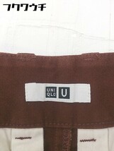 ◇ UNIQLO ユニクロ パンツ サイズ ウエスト58cm ヒップ85cm ブラウン系 レディース_画像4