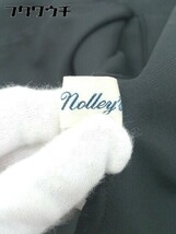 ◇ NOLLEY'S ノーリーズ 裾レース ノースリーブ 膝丈 ワンピース サイズ36 ブラック レディース_画像7