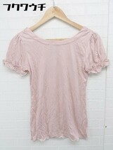 ◇ ◎ CYNTHIA ROWLEY シンシアローリー タグ付き 刺繍 半袖 Tシャツ カットソー サイズ2 ピンク レディース_画像3